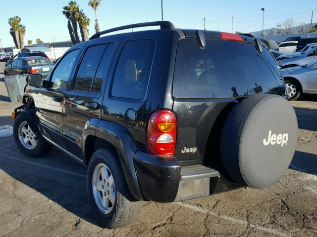 1J4GK58K53W568719 - 2003 JEEP LIBERTY LI BLACK photo 3