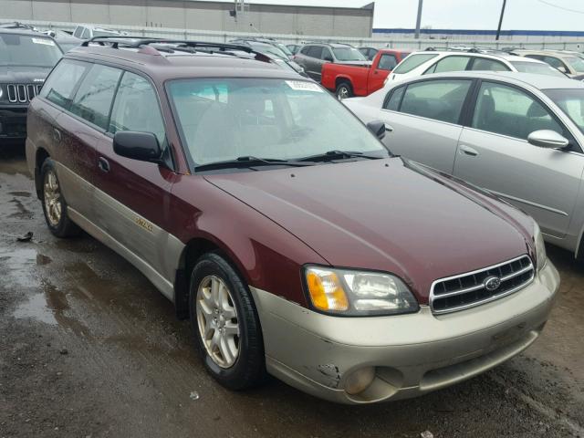 4S3BH665217637424 - 2001 SUBARU LEGACY OUT MAROON photo 1