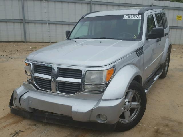 1D8GT58K07W614077 - 2007 DODGE NITRO SLT SILVER photo 2