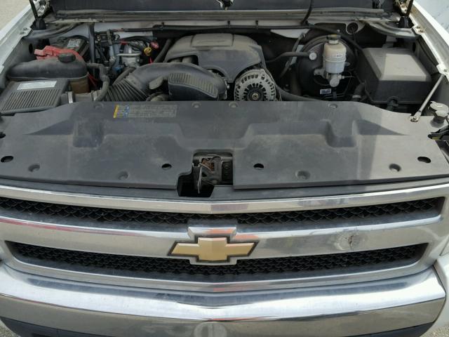 2GCEC19C581206799 - 2008 CHEVROLET SILVERADO WHITE photo 7