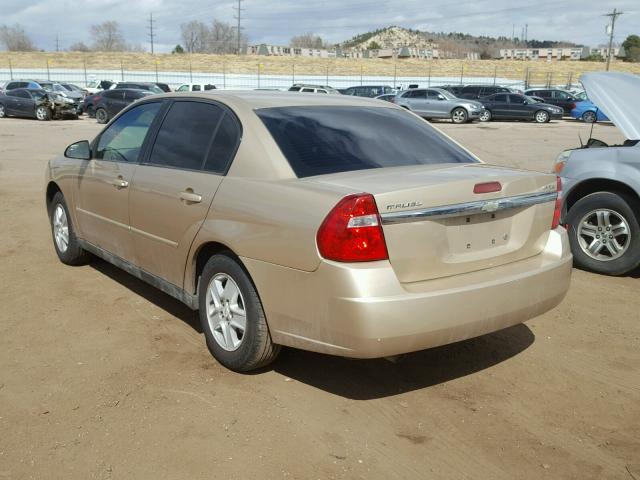 1G1ZT54834F157612 - 2004 CHEVROLET MALIBU LS ოქროსფერი ფოტო 3