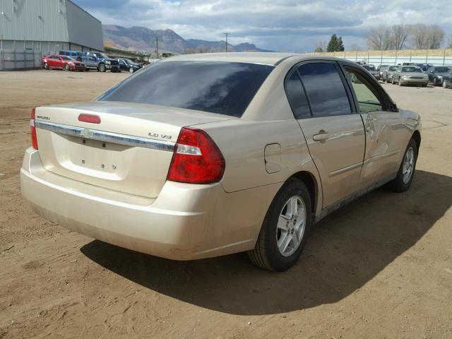 1G1ZT54834F157612 - 2004 CHEVROLET MALIBU LS ოქროსფერი ფოტო 4