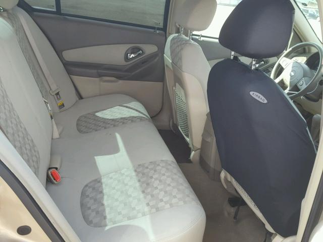 1G1ZT54834F157612 - 2004 CHEVROLET MALIBU LS ოქროსფერი ფოტო 6