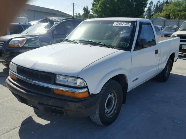 1GCCS145018212368 - 2001 CHEVROLET S TRUCK S1 WHITE photo 2