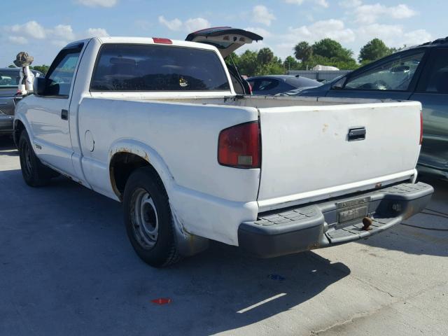 1GCCS145018212368 - 2001 CHEVROLET S TRUCK S1 WHITE photo 3