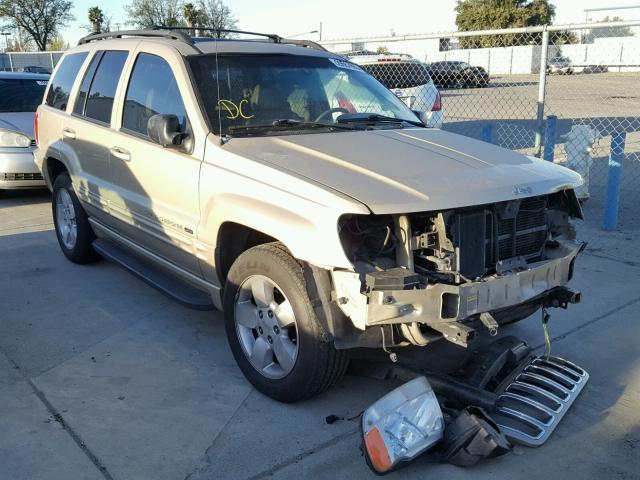 1J4GW58N41C556977 - 2001 JEEP GRAND CHER BEIGE photo 1