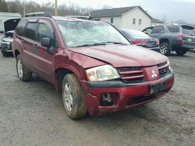 4A4MN21S74E048238 - 2004 MITSUBISHI ENDEAVOR L BURGUNDY photo 1