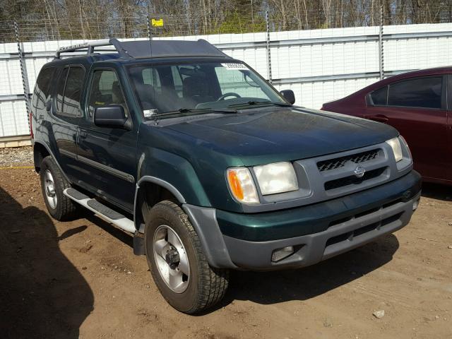 5N1ED28Y81C516067 - 2001 NISSAN XTERRA XE GREEN photo 1