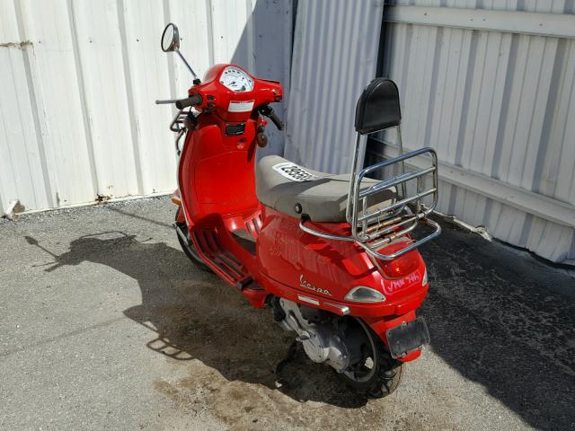 ZAPC386B575005539 - 2007 VESPA LX 50 RED photo 3