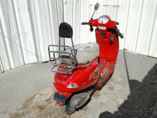 ZAPC386B575005539 - 2007 VESPA LX 50 RED photo 4