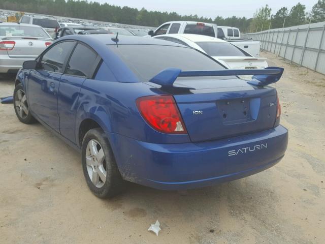 1G8AV18B56Z142473 - 2006 SATURN ION LEVEL BLUE photo 3