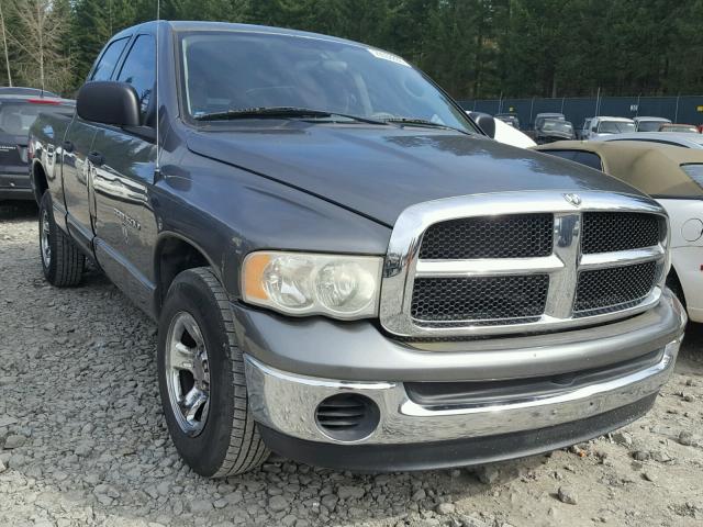 1D7HA18N65S350837 - 2005 DODGE RAM 1500 S GRAY photo 1