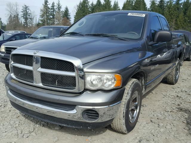 1D7HA18N65S350837 - 2005 DODGE RAM 1500 S GRAY photo 2