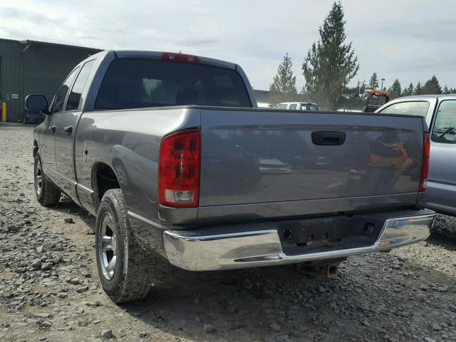 1D7HA18N65S350837 - 2005 DODGE RAM 1500 S GRAY photo 3