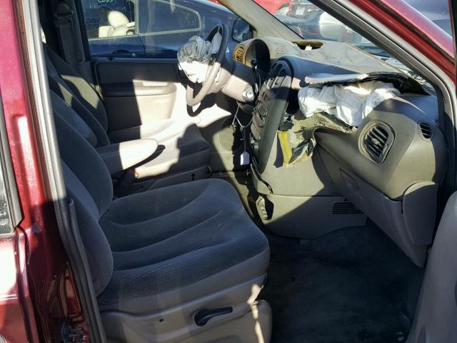 1C4GJ15B72B564196 - 2002 CHRYSLER VOYAGER EC BURGUNDY photo 5