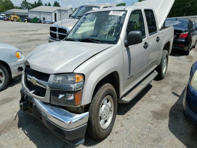 1GCCS136348109055 - 2004 CHEVROLET COLORADO SILVER photo 2