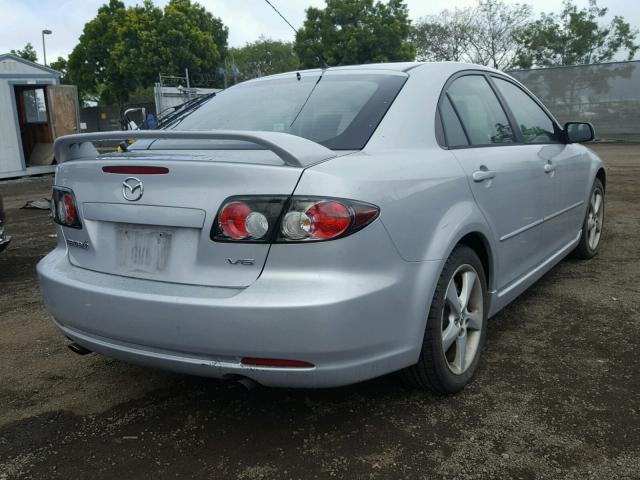 1YVHP84D765M58134 - 2006 MAZDA 6 S SILVER photo 4