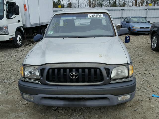 5TENL42N43Z196199 - 2003 TOYOTA TACOMA SILVER photo 9