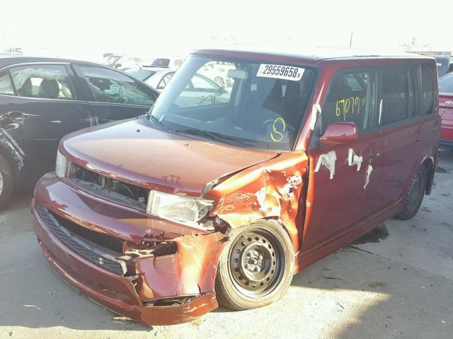 JTLKT324964084018 - 2006 TOYOTA SCION XB ბურგუნდია ფოტო 2