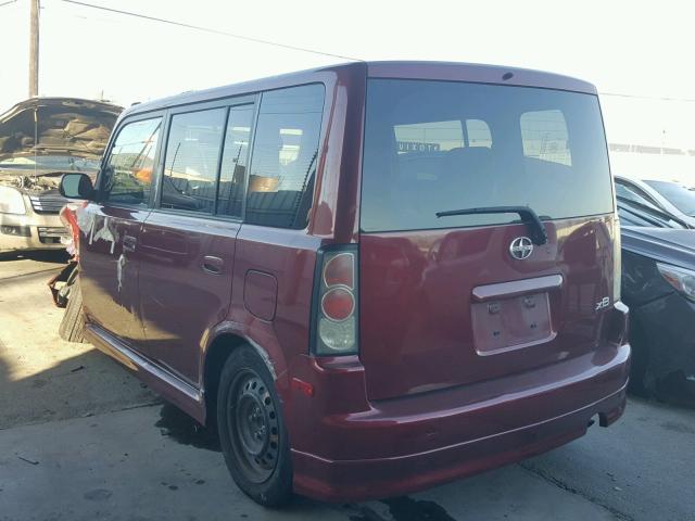 JTLKT324964084018 - 2006 TOYOTA SCION XB ბურგუნდია ფოტო 3