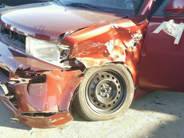 JTLKT324964084018 - 2006 TOYOTA SCION XB ბურგუნდია ფოტო 9