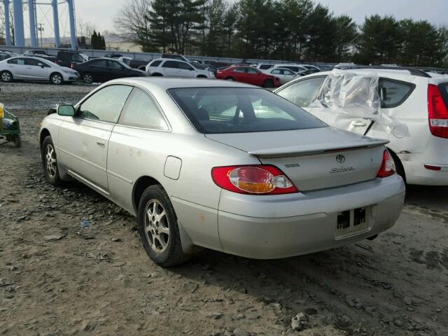 2T1CE22P82C016797 - 2002 TOYOTA CAMRY SOLA SILVER photo 3