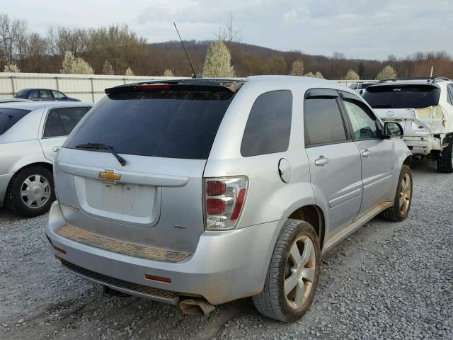 2CNDL037596254093 - 2009 CHEVROLET EQUINOX SP SILVER photo 4