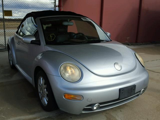 3VWCM31Y64M314694 - 2004 VOLKSWAGEN NEW BEETLE SILVER photo 1