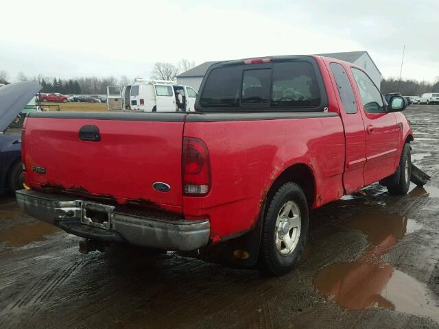 1FTRX17223NB67791 - 2003 FORD F150 RED photo 4