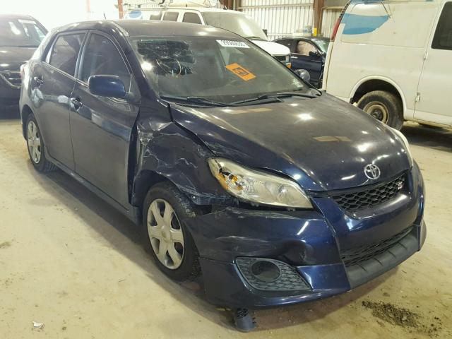 2T1KE40E09C012553 - 2009 TOYOTA COROLLA MA BLUE photo 1