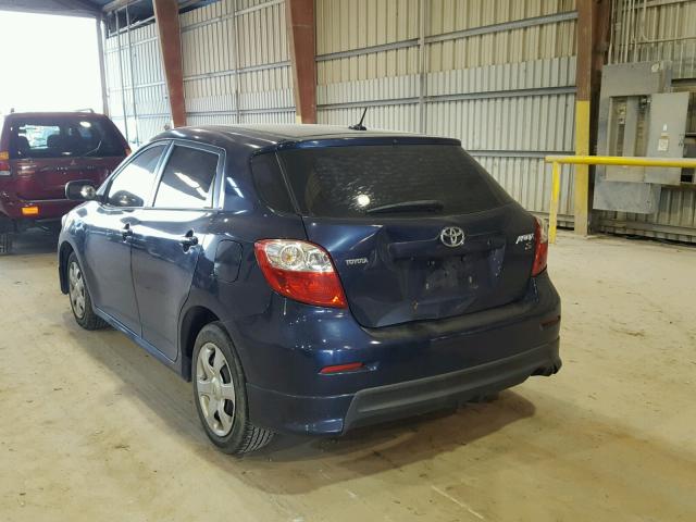 2T1KE40E09C012553 - 2009 TOYOTA COROLLA MA BLUE photo 3