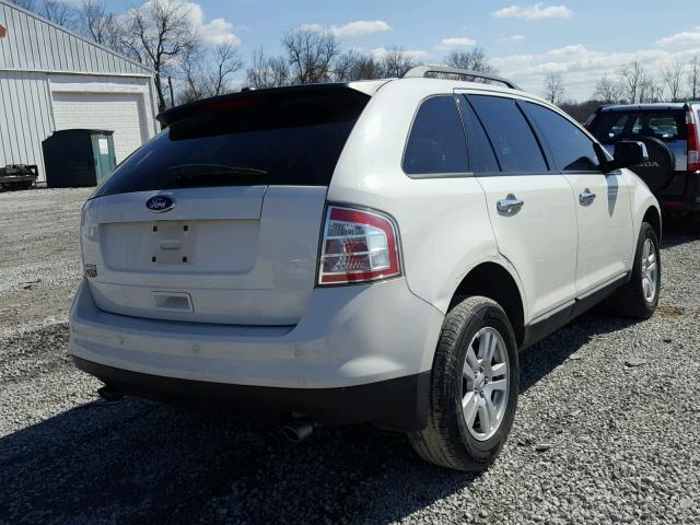 2FMDK36C69BA34059 - 2009 FORD EDGE SE WHITE photo 4