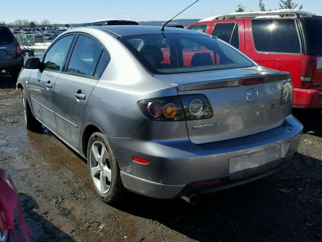 JM1BK123861411987 - 2006 MAZDA 3 S GRAY photo 3