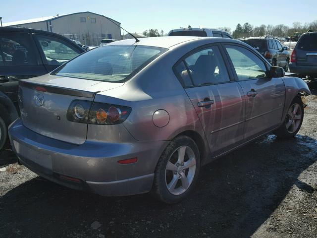 JM1BK123861411987 - 2006 MAZDA 3 S GRAY photo 4