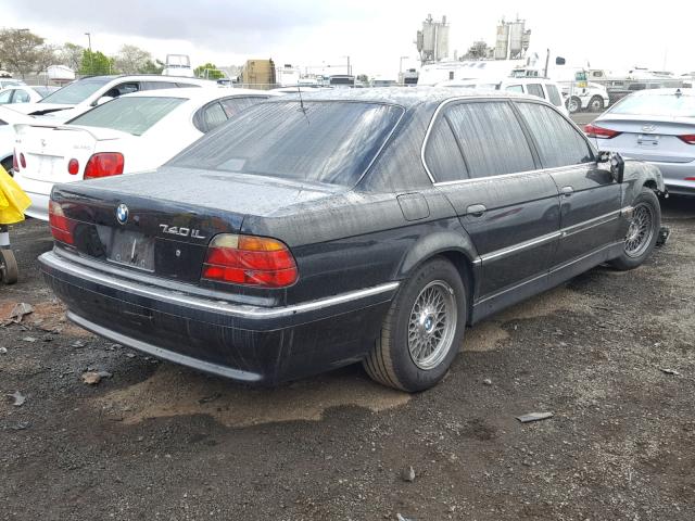 WBAGJ8321WDM23742 - 1998 BMW 740 IL BLACK photo 4