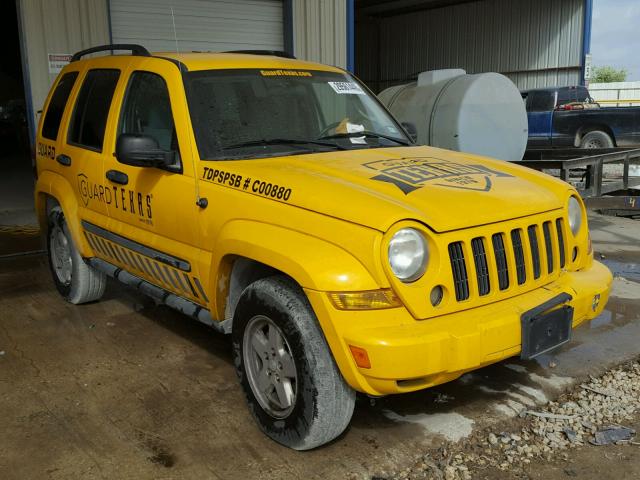 1J4GK48K07W688962 - 2007 JEEP LIBERTY SP YELLOW photo 1