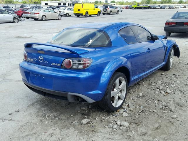 JM1FE17N840137597 - 2004 MAZDA RX8 Синій фото 4