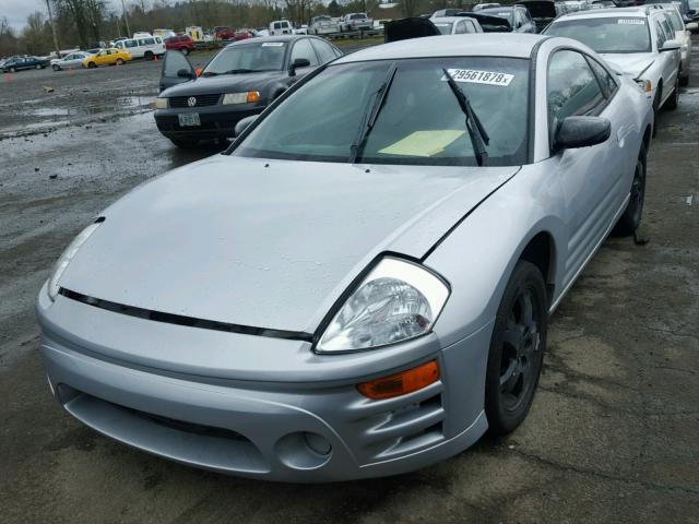 4A3AC44G83E051518 - 2003 MITSUBISHI ECLIPSE GS SILVER photo 2