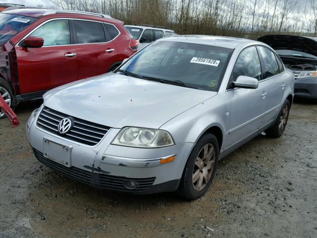 WVWTH63B23P187081 - 2003 VOLKSWAGEN PASSAT GLX SILVER photo 2