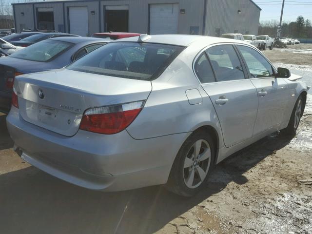 WBANF33596CS37295 - 2006 BMW 525 XI SILVER photo 4