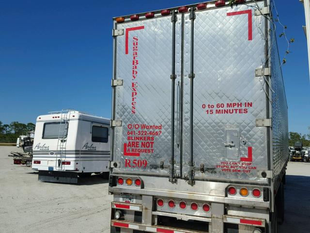 1GRAA96285W705508 - 2005 GREAT DANE TRAILER REEFER SILVER photo 3