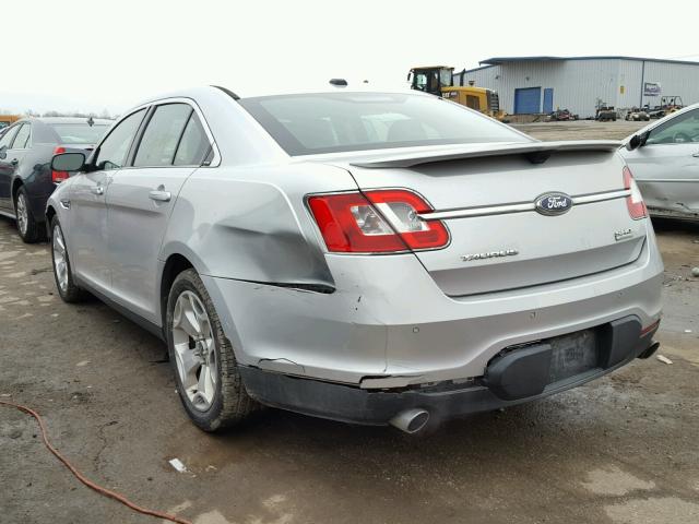 1FAHP2KT1BG130208 - 2011 FORD TAURUS SHO SILVER photo 3