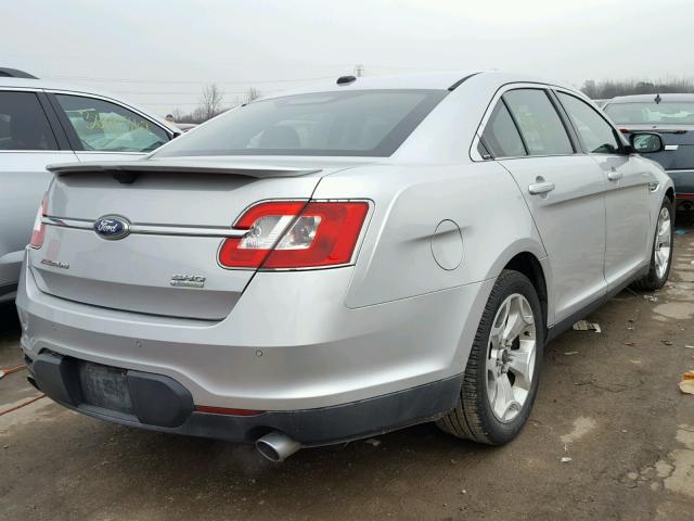 1FAHP2KT1BG130208 - 2011 FORD TAURUS SHO SILVER photo 4