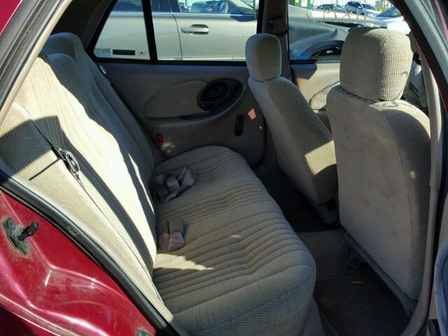 1G2NE52T4VC756789 - 1997 PONTIAC GRAND AM S RED photo 6