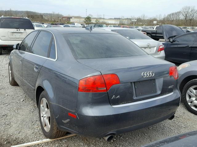 WAUAF78E16A198714 - 2006 AUDI A4 2 GRAY photo 3