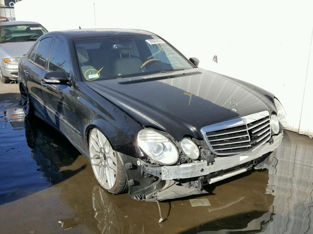 WDBUF72X87B066361 - 2007 MERCEDES-BENZ E 550 BLACK photo 1