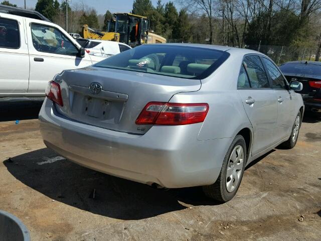 4T1BE46K57U601333 - 2007 TOYOTA CAMRY NEW SILVER photo 4