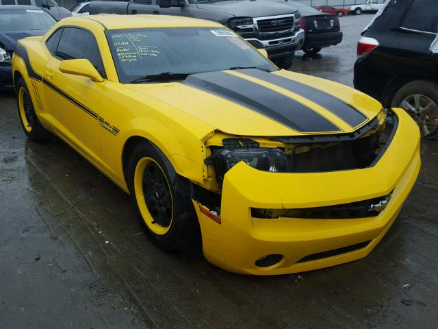 2G1FA1ED2B9212733 - 2011 CHEVROLET CAMARO LS YELLOW photo 1