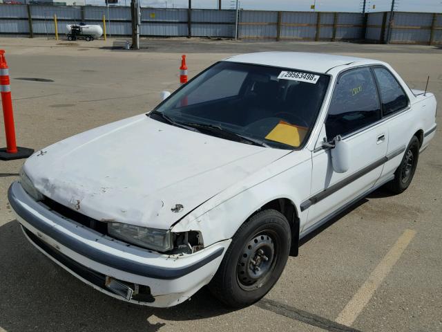 1HGCB7158MA036935 - 1991 HONDA ACCORD LX WHITE photo 2