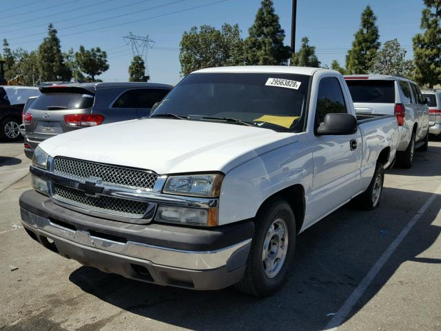 1GCEC14X04Z346187 - 2004 CHEVROLET SILVERADO WHITE photo 2